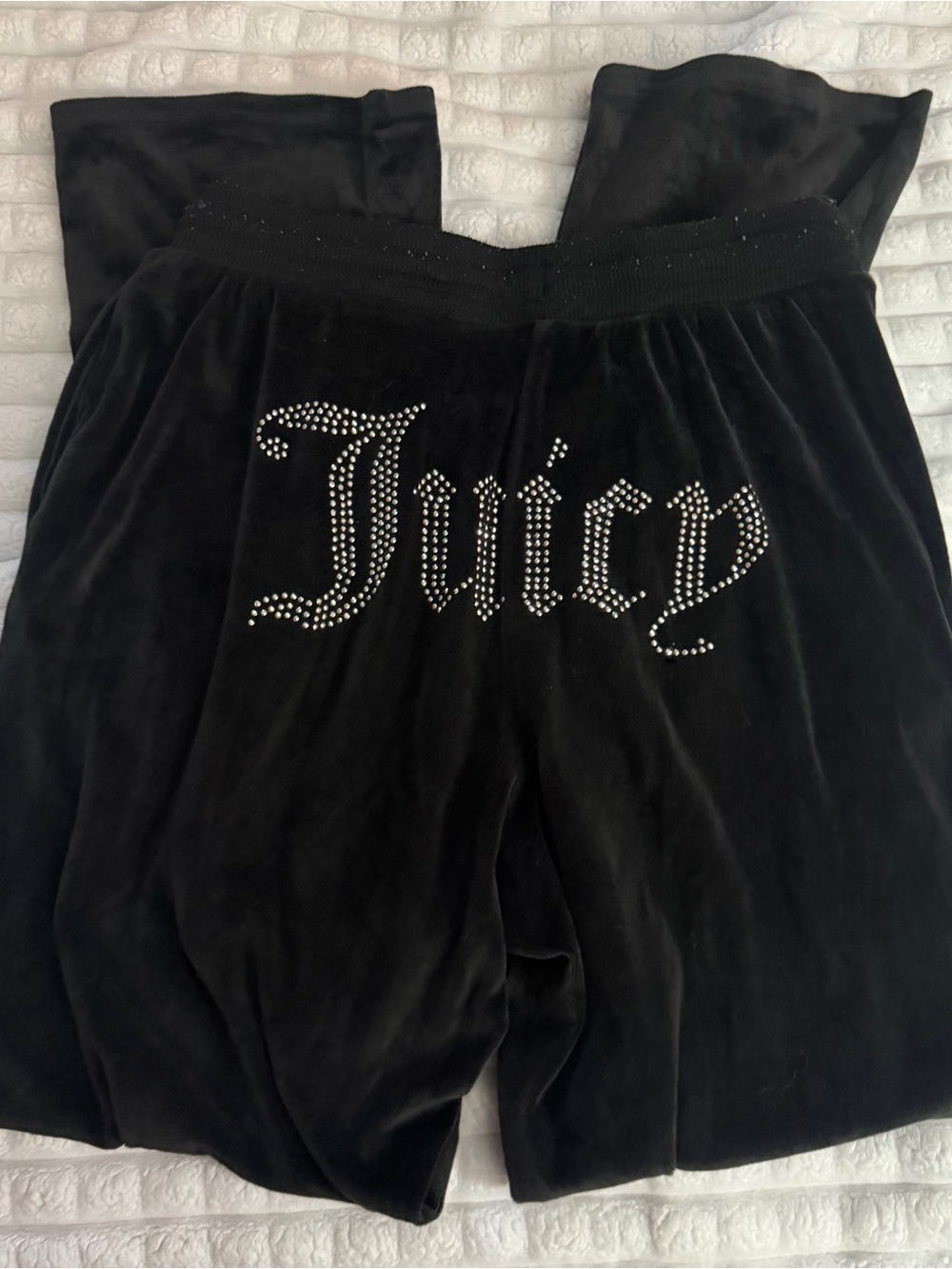 Juicy Couture Bedazzled Wide Leg Jogger Sweatpants